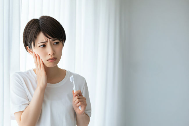 後戻りによって痛みを感じるようになった女性