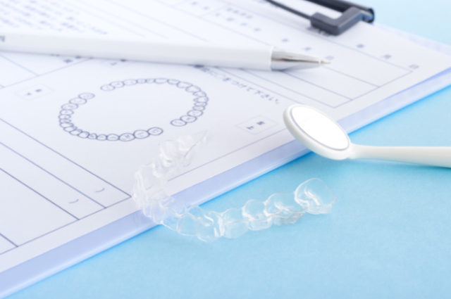 インビザラインで使うマウスピース