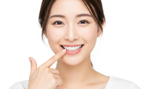 重度の歯周病を治療して健康な歯茎を取り戻した女性